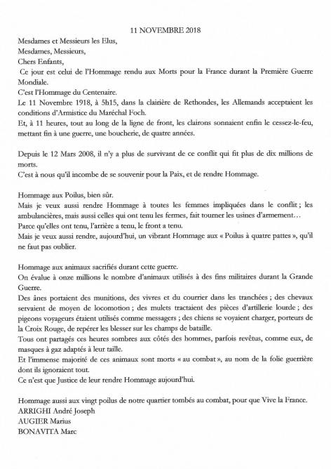 Discours 1